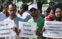 Иностранные студенты в Харькове протестуют против резни 