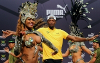 Олимпиада-2016: Усейн Болт станцевал самбу на брифинге в Бразилии