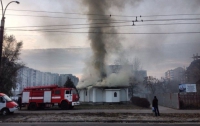 В Сумах горела часовня церкви Сергия Радонежского