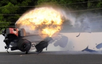 Французский автогонщик разбился, готовясь к Indy 500