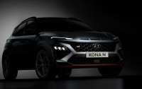 Hyundai опубликовала изображение спортивного кроссовера Kona N