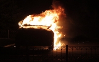В Киеве сгорели две иномарки