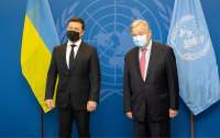 Зеленский призвал генсека ООН поддержать 