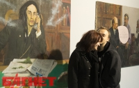 В столичном арт-центре Ленин «потягивал травку» (ФОТО)