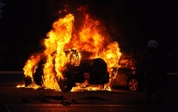 Неизвестные в Житомире подожгли 7 автомобилей, в том числе 2 машины пограничников