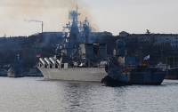 Как в Севастополе встречали ракетный крейсер «Москва» Черноморского флота России (ФОТО)