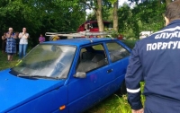 Под Киевом в реке утонуло авто: водитель погиб, пытаясь спасти машину