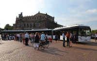Германия выпустила самый длинный в мире автобус