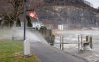 На Швейцарию обрушился мощный шторм