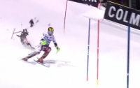 Беспилотник чуть не сбил австрийского горнолыжника на этапе Кубка мира (Видео)