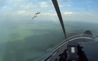 Украинские корабли на Азове с неба прикрывают МиГ-29 и Су-25 (видео)