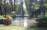 Парк в Запорожье утонул в фекалиях (ФОТО)