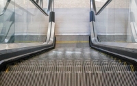 В харьковском метро эскалатор 