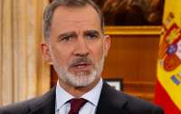 Король Испании призвал продолжить поддержку украинских беженцев