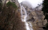 В Крыму турист застрял на водопаде и умер от переохлаждения 