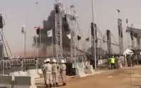 Во время военного парада в Ливии разбился истребитель (видео)
