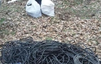 В Запорожье воровали кабель люди с удостоверениями сотрудников СБУ