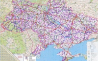 В Украине создали карту для грузовых авто