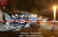 Обвал в гаражном кооперативе Киева уничтожил автомобили