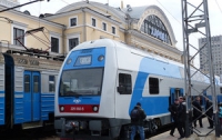 На вокзал Днепропетровска пригнали скоростной поезд