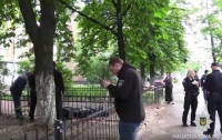 В Киеве на улице жестоко зарезали мужчину (видео)