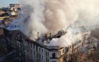 Названа вероятная причина пожара в одесском колледже