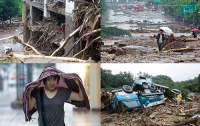 Южная Корея борется с последствиями наводнений и оползней (ФОТО)
