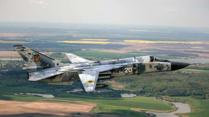 На Хмельниччині розбився фронтовий бомбардувальник Су-24 Су-24, екіпаж загинув