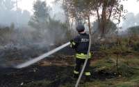 Вспыхнул пожар на Луганщине