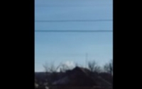 В небе над Донбассом заметили российский бомбардировщик (видео)