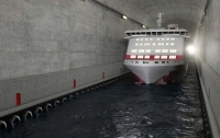 Первый в мире тоннель для кораблей появится в Норвегии (видео)