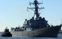 Американский эсминец вошел в Балтийское море