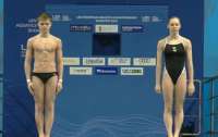 Сборная Украины стала чемпионом Европы в смешанных прыжках в воду