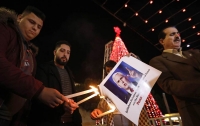 Палестинцы сожгли портреты вице-президента США