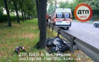 В Киеве произошла жуткая мото-авария, погибло двое людей