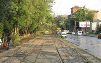 В Киеве реконструируют улицу Кирилловскую и трамвайные пути