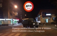 ДТП в Киеве: армейский ЗИЛ столкнулся с мопедом