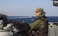 Российский и греческий корабли расстреляли вертолёт в Эгейском море (ФОТО)