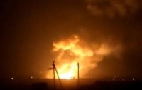 Из зоны горящего военного склада в Балаклее эвакуировали 20 тыс. человек