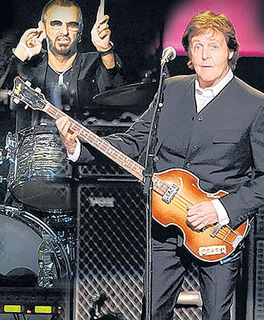 Ринго Старр и Пол Маккартни