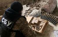 У Чернігівщині СБУ виявила два ворожих схрони з боєприпасами