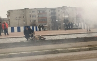 Мужчина в РФ заживо сжег себя перед храмом