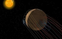 Космический аппарат MAVEN нашел у Марса закрученный магнитный 