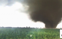 Настоящий смерч наблюдали в Херсоне (видео)