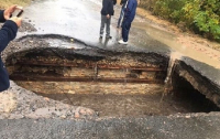Из-за дождей в Одесской области обвалился мост