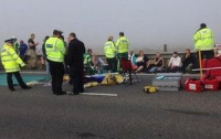 В Англии масштабное ДТП: столкнулись 100 автомобилей – 200 пострадавших
