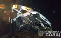 Под Киевом поезд столкнулся с автомобилем