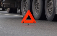 На Житомирской трассе грузовик протаранил автобус с пассажирами (видео)