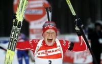 Биатлон: Норвежка завоевала спринтерское золото