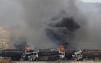 Талибы, как и обещали, взорвали грузовики НАТО с горючим